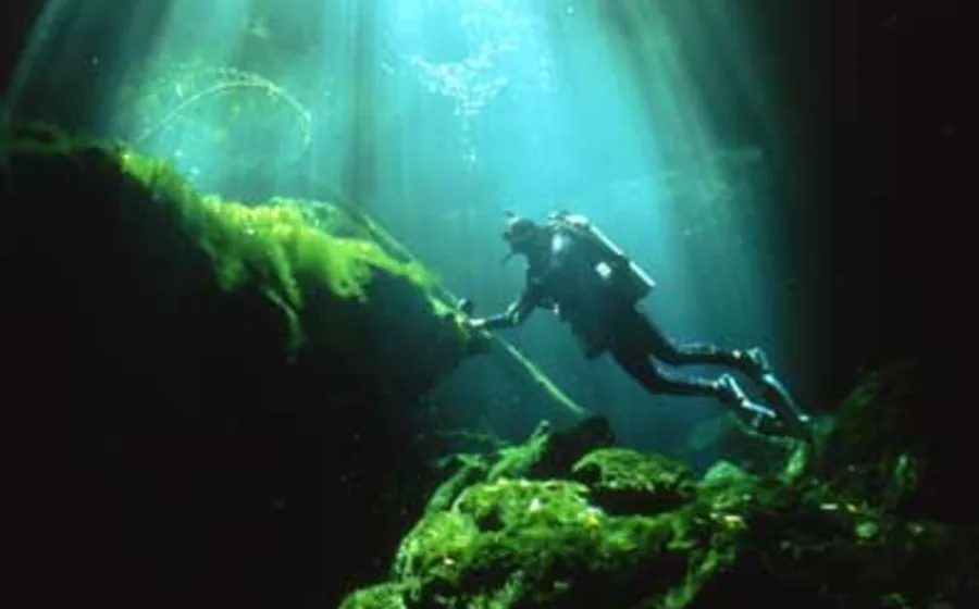 Tajma Ha cenote near the Riviera Maya