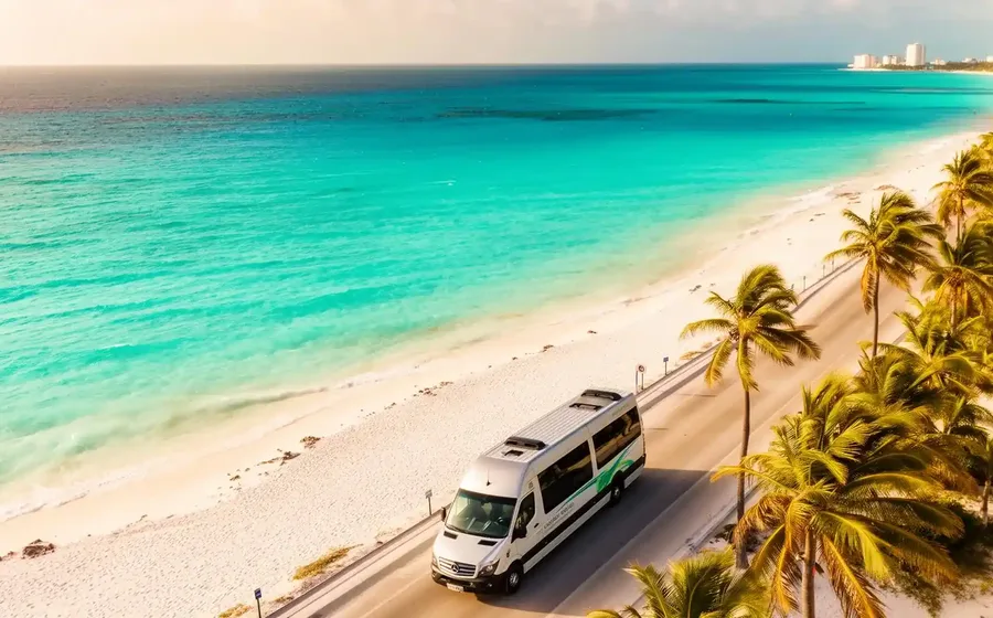 Transportation Riviera Maya website preview